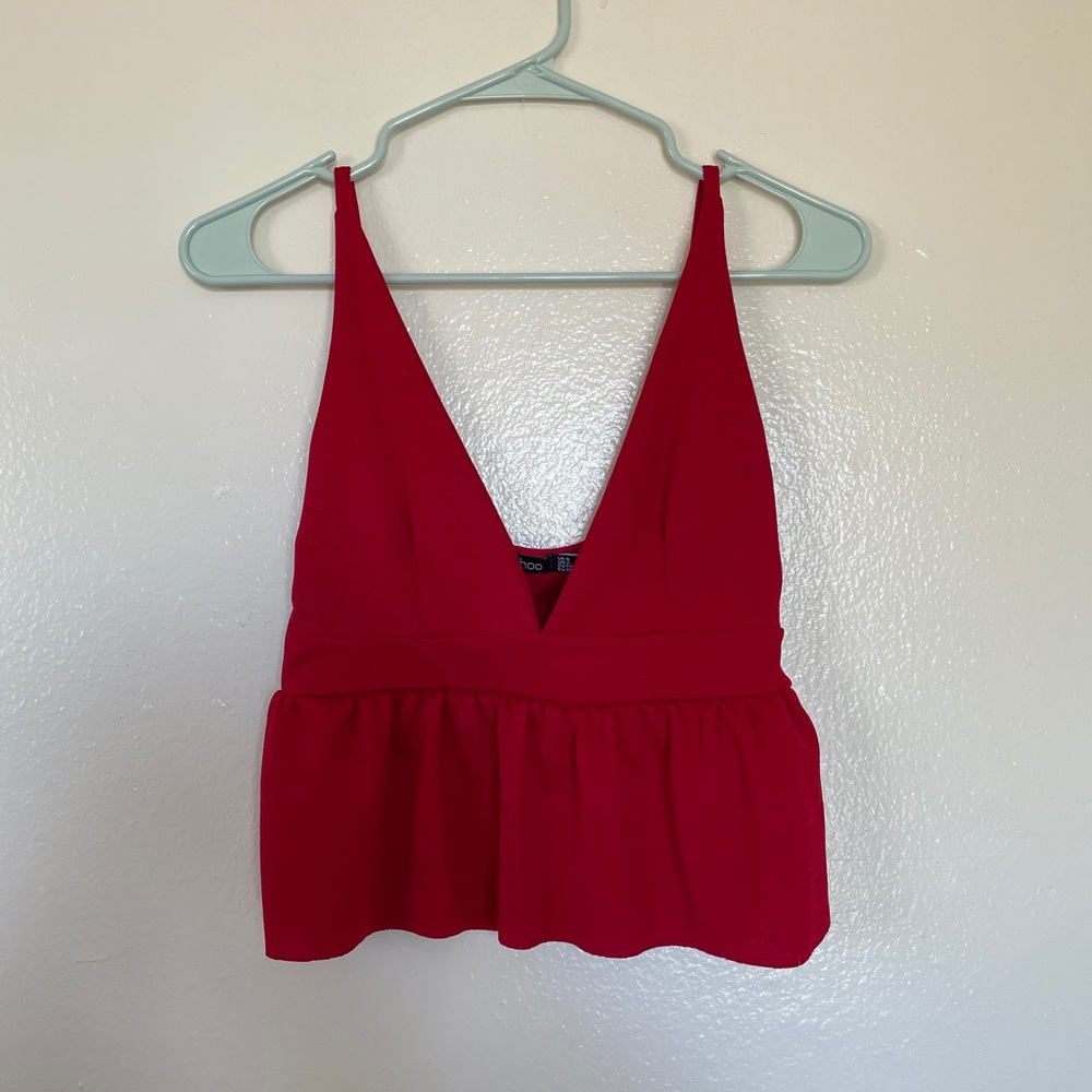 NEVER WORN, cute deep v-neck tank